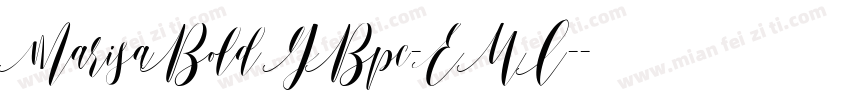 MarisaBold GBpc-EUC-字体转换